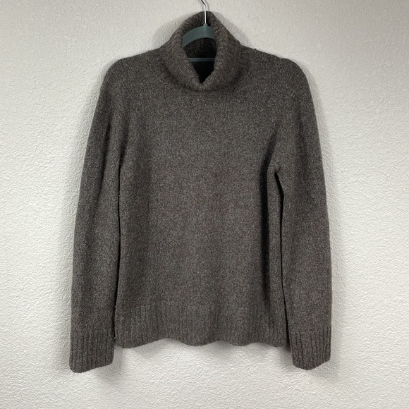 Loro Piana Other - SOLD - Loro Piana Cashmere Turtleneck Sweater Marled Brown Knit Mens Sz 48 Small